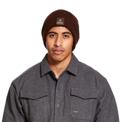 AriatÂ® Men's Rebar Work Brown Insulated Watch Cap Beanie 10027795 (Brown)