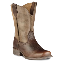 Ariat Childrens Earth Brown Rambler Western Boots 10007602