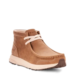 Ariat Ladies Spitfire Brown Bomber Lace-up Moccasin Shoes 10025952