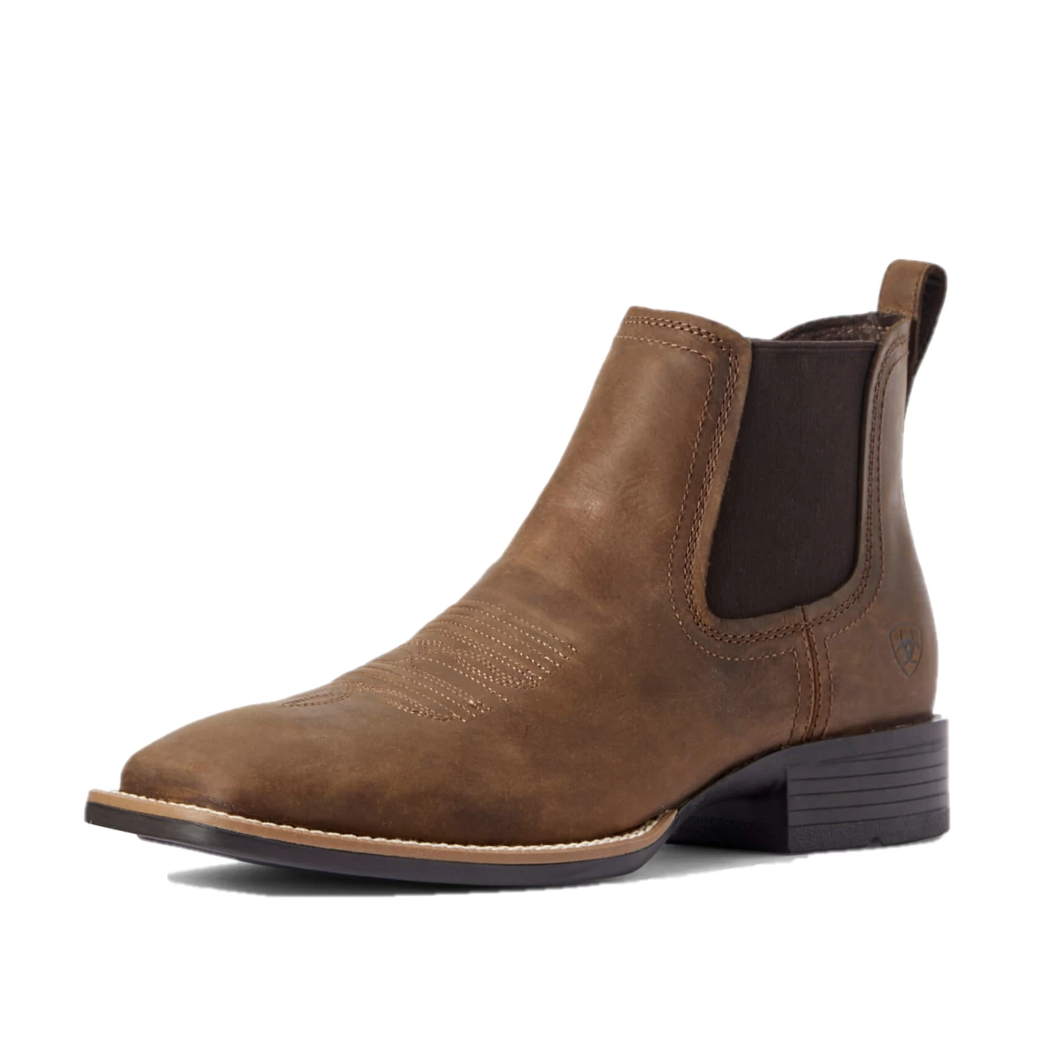 Ariat® Men's Booker Ultra Distressed Tan Square Toe Boots 10031452 - Image 5