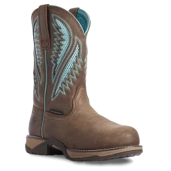 Ariat Ladies Anthem VentTEK Java Brown Composite Toe Work Boots 10031667