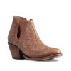Ariat Ladies Dixon R Toe Naturally Distressed Brown Bootie 10038307