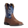 Ariat Children's Boy's Sorting Pen Chocolate An Navy Boots 10038334
