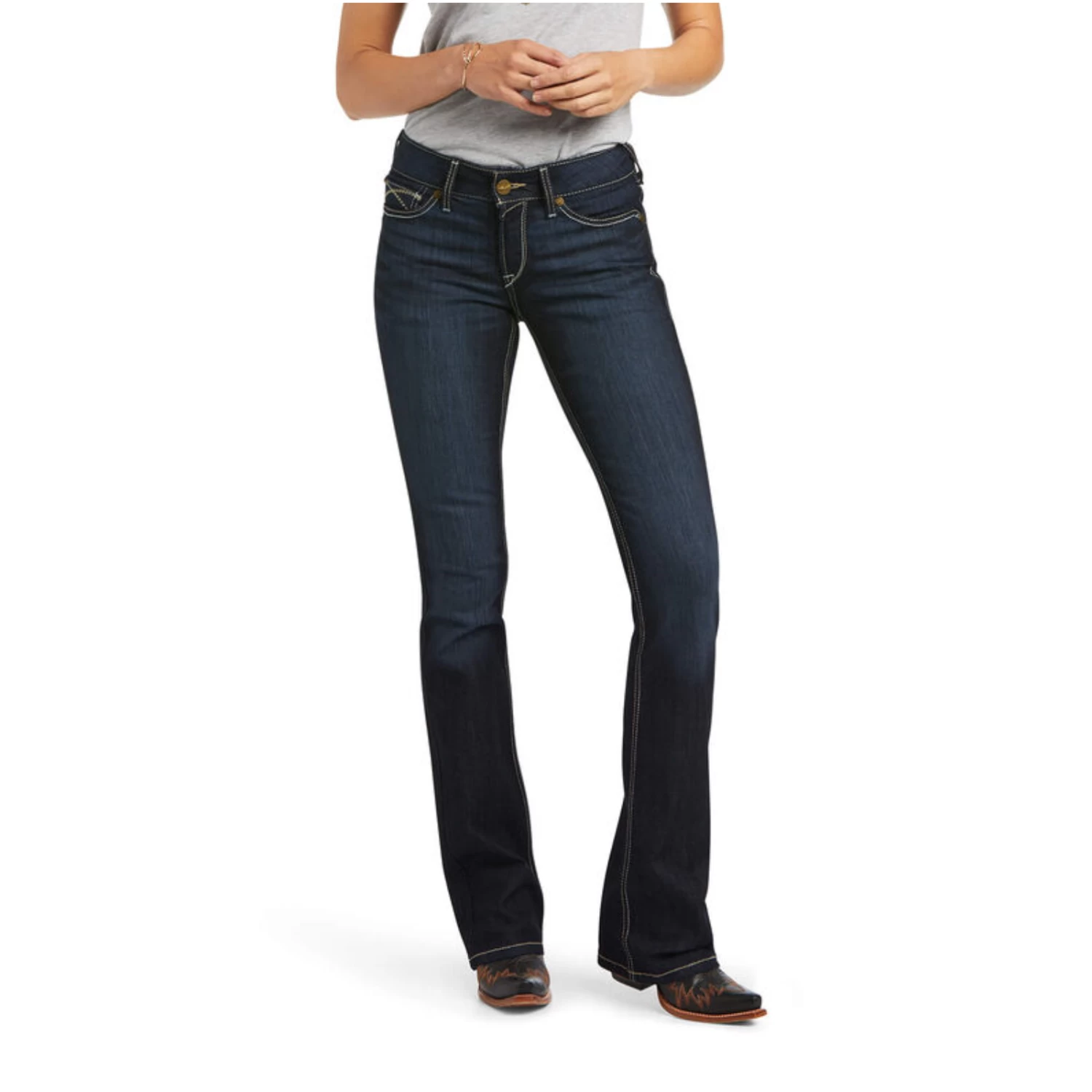 Ariat® Ladies Contessa R.E.A.L.™ Boot Cut Denim Jeans 10040800 - Image 2