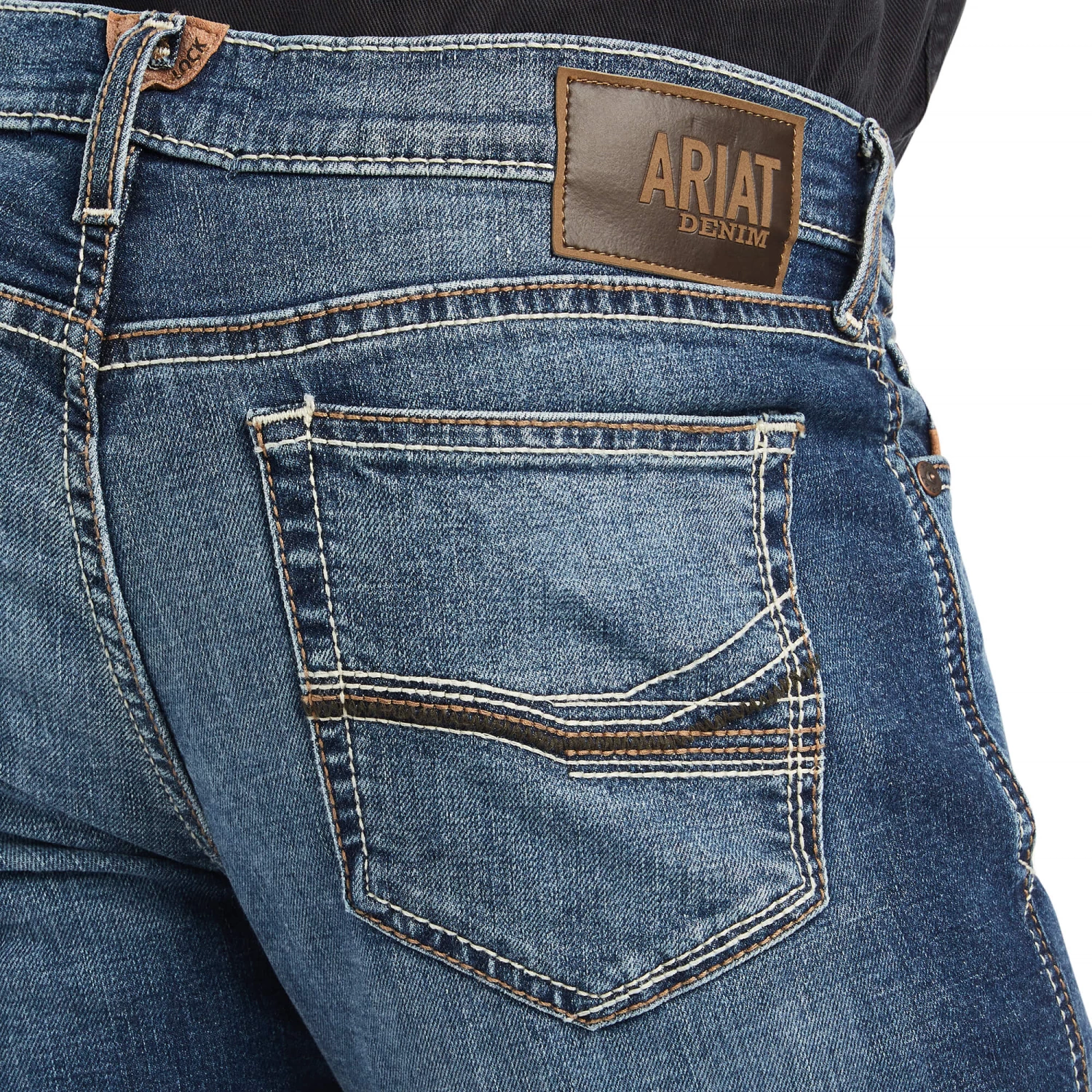 Ariat® Men's M8 Modern Kai Slim Denim Jeans 10042204 - Image 3