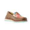 Ariat Ladies Floral Suede Bare Brown Slip On Cruiser 10044531