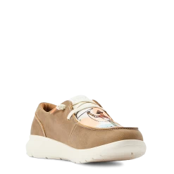 Ariat Ladies Hilo Aloha Surfing Paniolo Print Brown Shoes 10044543