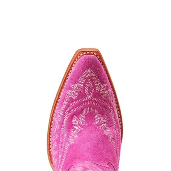 Ariat Ladies Casanova Haute Pink Suede Western Boots 10046859 - Image 2