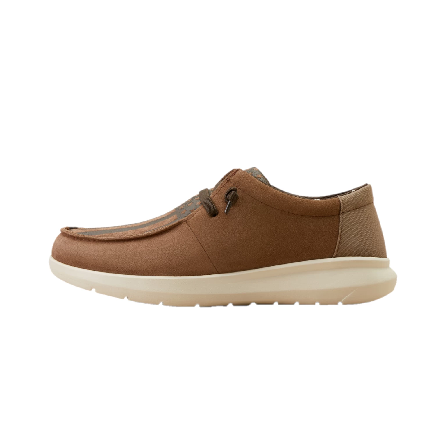 Ariat Men's Hilo Brown Bomber Suede Slip-On Casual Shoes 10050974 - Image 5