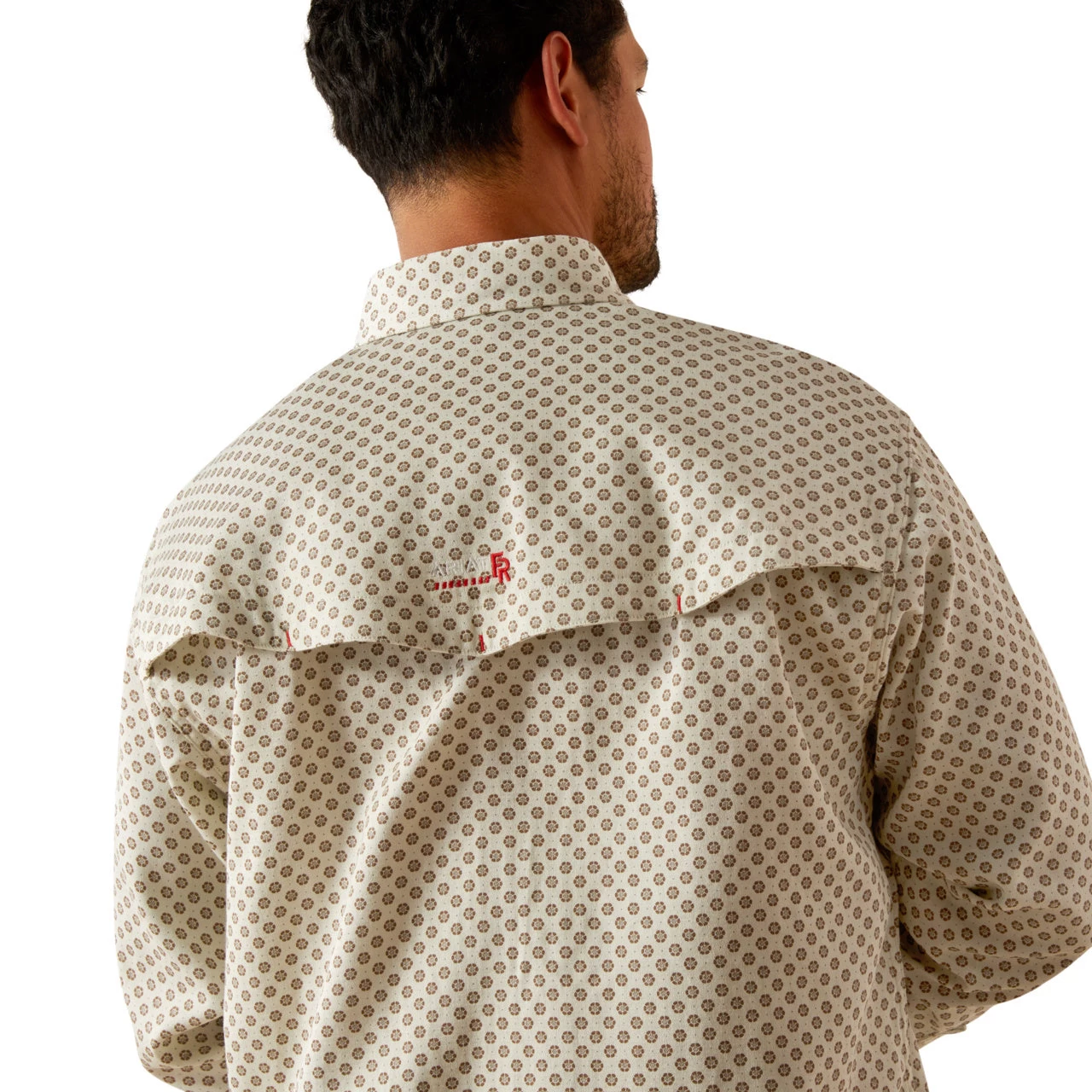 Ariat Men's FR Vented White Onyx Work Shirt 10055074 - Image 3