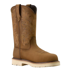 Ariat Men's Activator Argo Waterproof Distressed Brown Work Boots 10063861