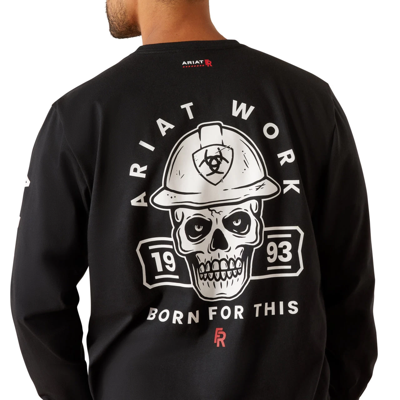 Ariat Men's FR Hardhead Graphic Black T-Shirt 10054609 - Image 4