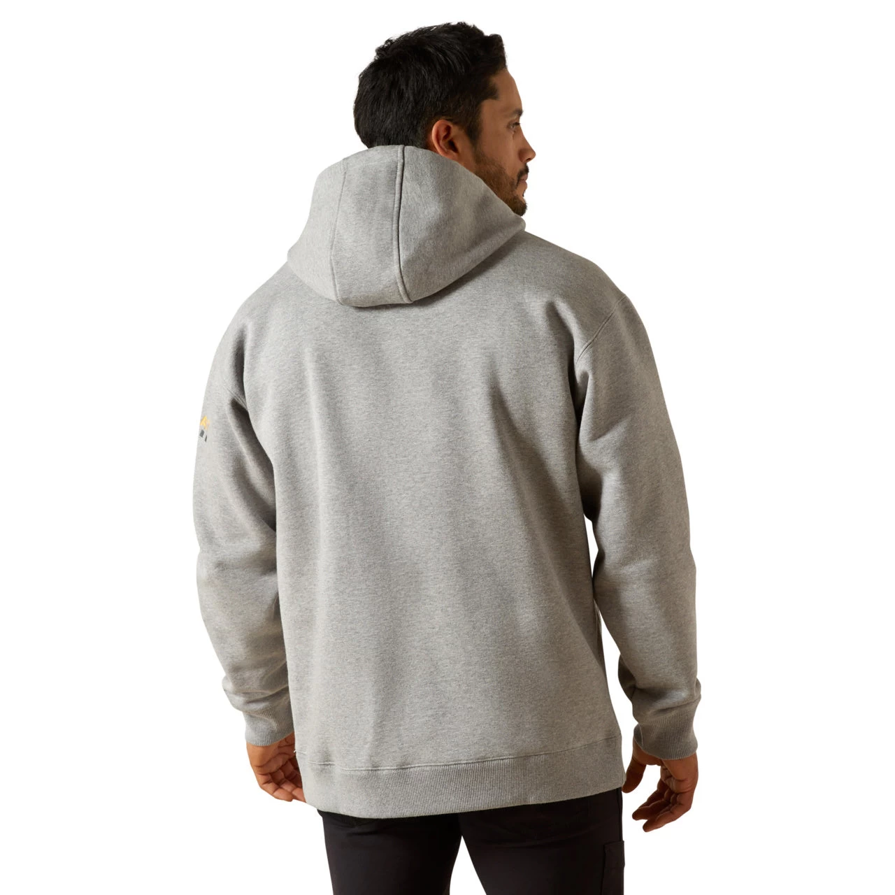 Ariat Men's Rebar Heavyweight Heather Grey Hoodie 10062707 - Image 2