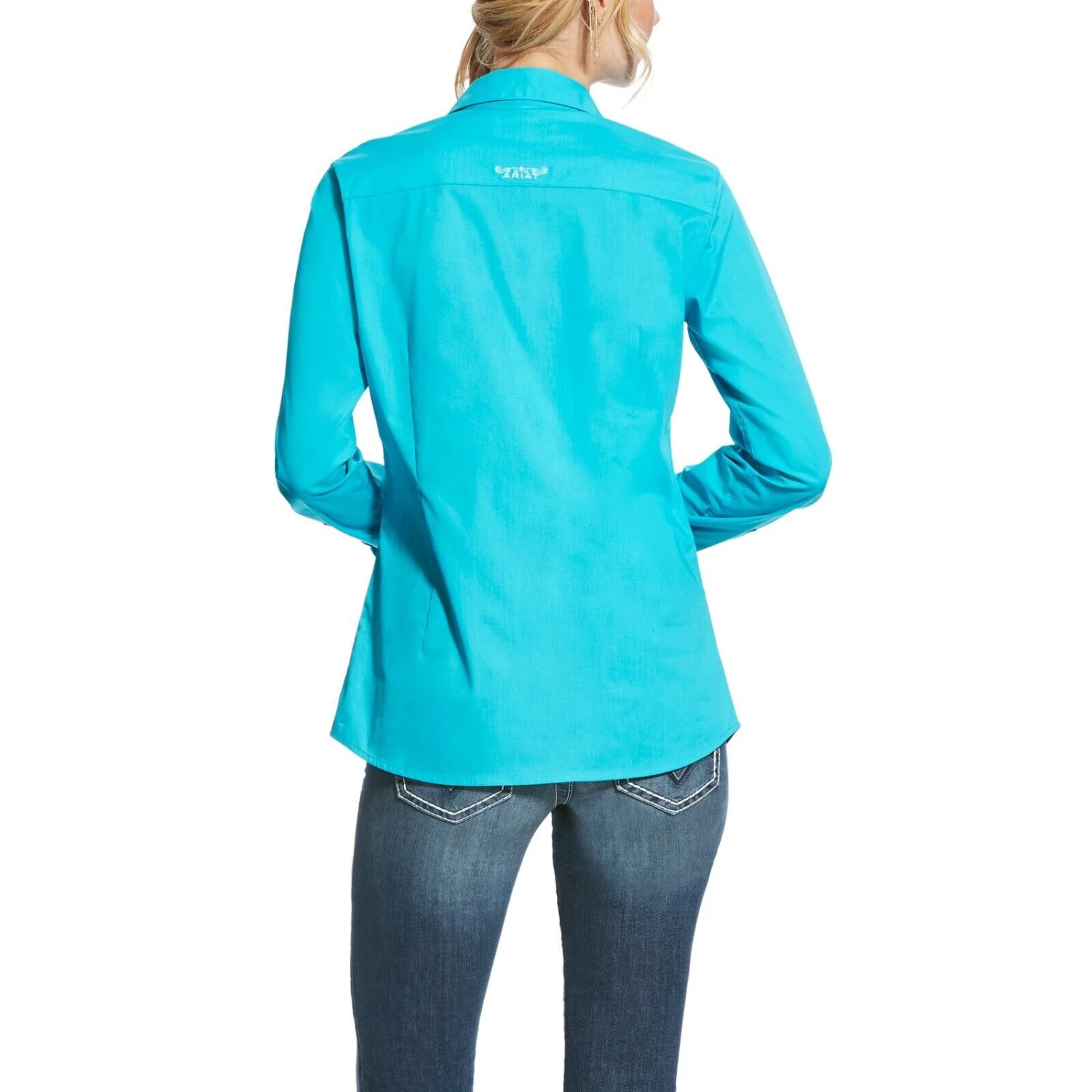 AriatĀ® Ladies Kirby Stretch Bluebird Button-up Shirt 10022059 - Image 2