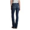 Ariat Ladies R.E.A.L Mid Rise Stretch Icon Straight Leg Jeans 10017216