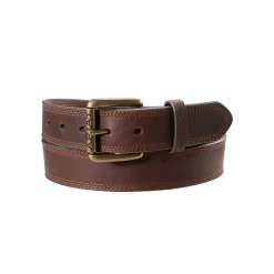 Ariat Men's Triple Stitched Brown Work Belt A1700102