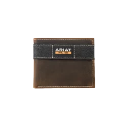 Ariat Men's Work Bifold Brown Wallet A3400202