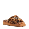 Ariat Ladies Cozy Fuzzy Leopard Print Square Toe Slippers AR2697-214