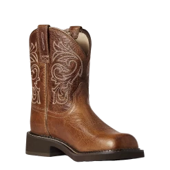 Ariat Ladies Fatbaby Heritage Mazy Cracked Cottage Western Boots 10038378