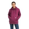 Ariat® Ladies Rebar Skill Set Purple Potion 1/2 Zip Hoodie 10037660