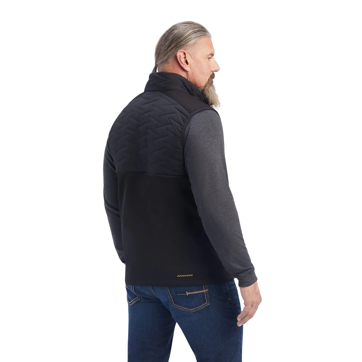 Ariat Men's Rebar Cloud 9 Insulated Black Vest 10041503 - Image 2