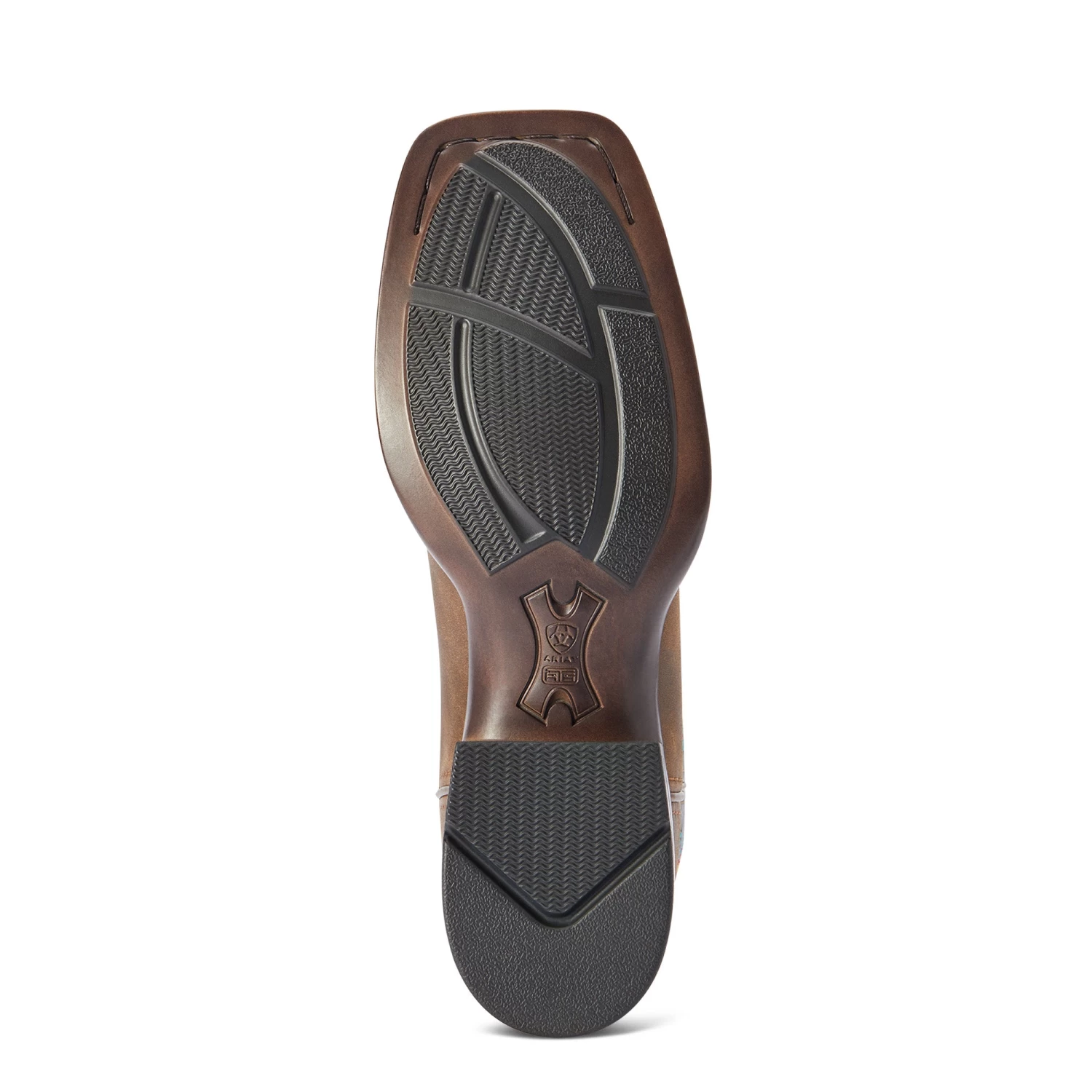 Ariat Ladies Odessa StretchFit Brown & Burnished Pewter Boots 10042386 - Image 3