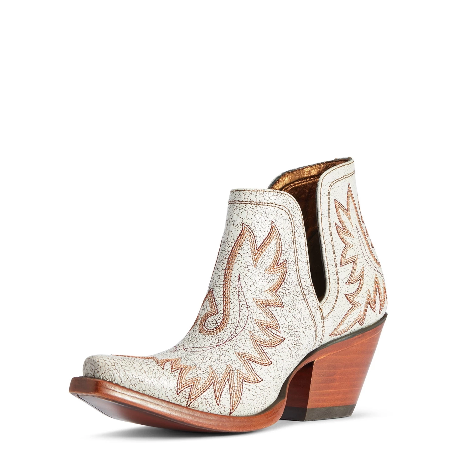 Ariat Ladies Dixon Bright Lights White Western Booties 10042453 - Image 5