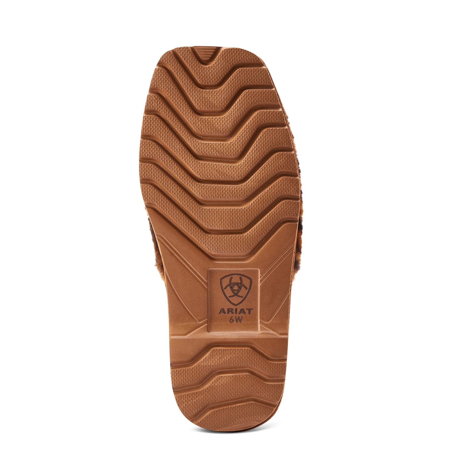 Ariat Ladies Cozy Fuzzy Leopard Print Square Toe Slippers AR2697-214 - Image 5