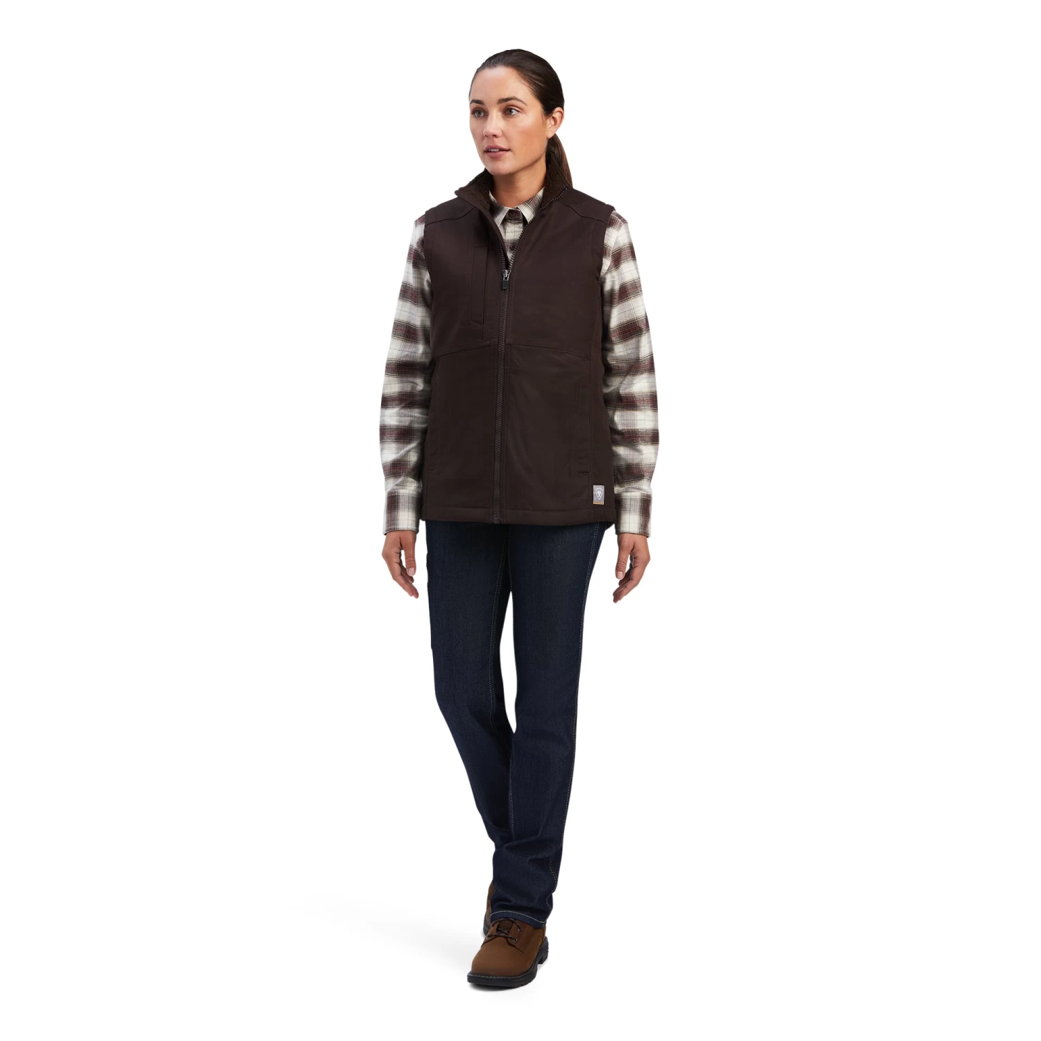 Ariat Ladies Rebar DuraCanvas™ Insulated Mole Vest 10041602 - Image 3