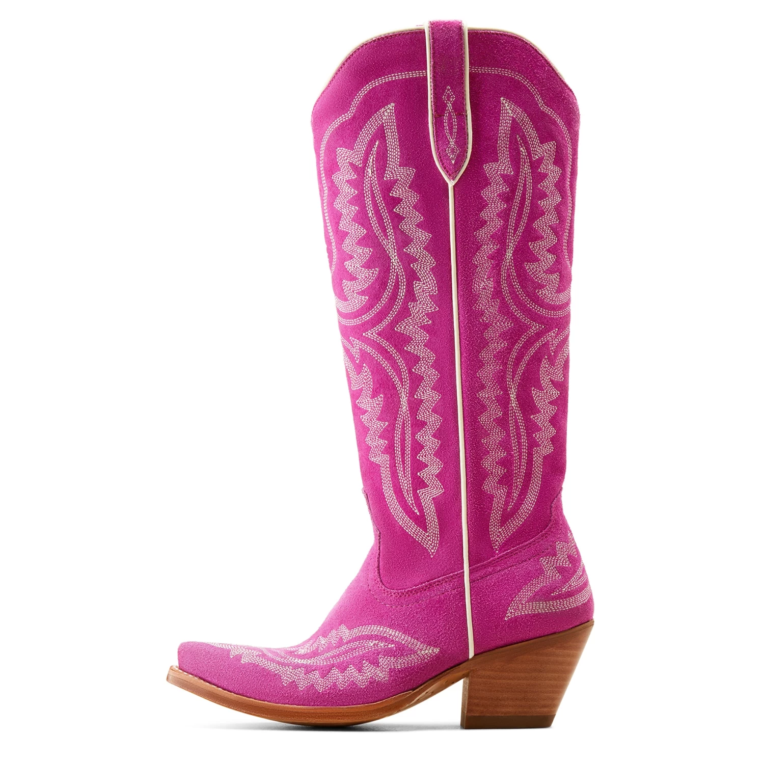 Ariat Ladies Casanova Haute Pink Suede Western Boots 10046859 - Image 5