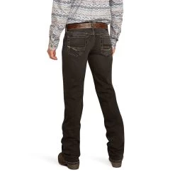 Ariat Men's M7 Slim Stretch Onyx Black Straight Leg Jeans 10051872
