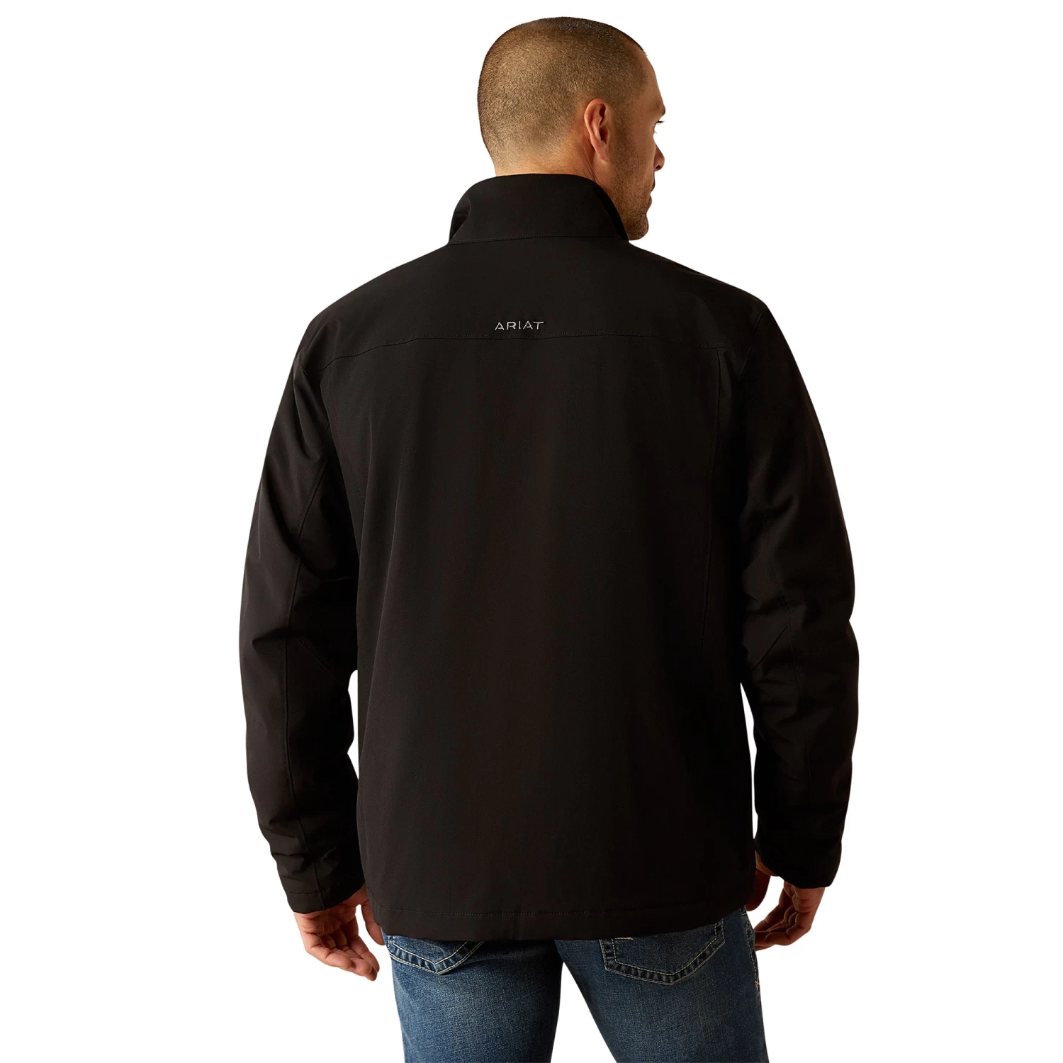 Ariat Men's Pioneer Black Stretch Shell Jacket 10051991 - Image 2