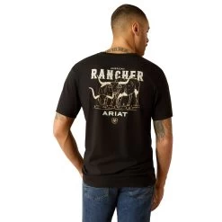 Ariat Men's American Rancher Black Graphic T-Shirt 10052018