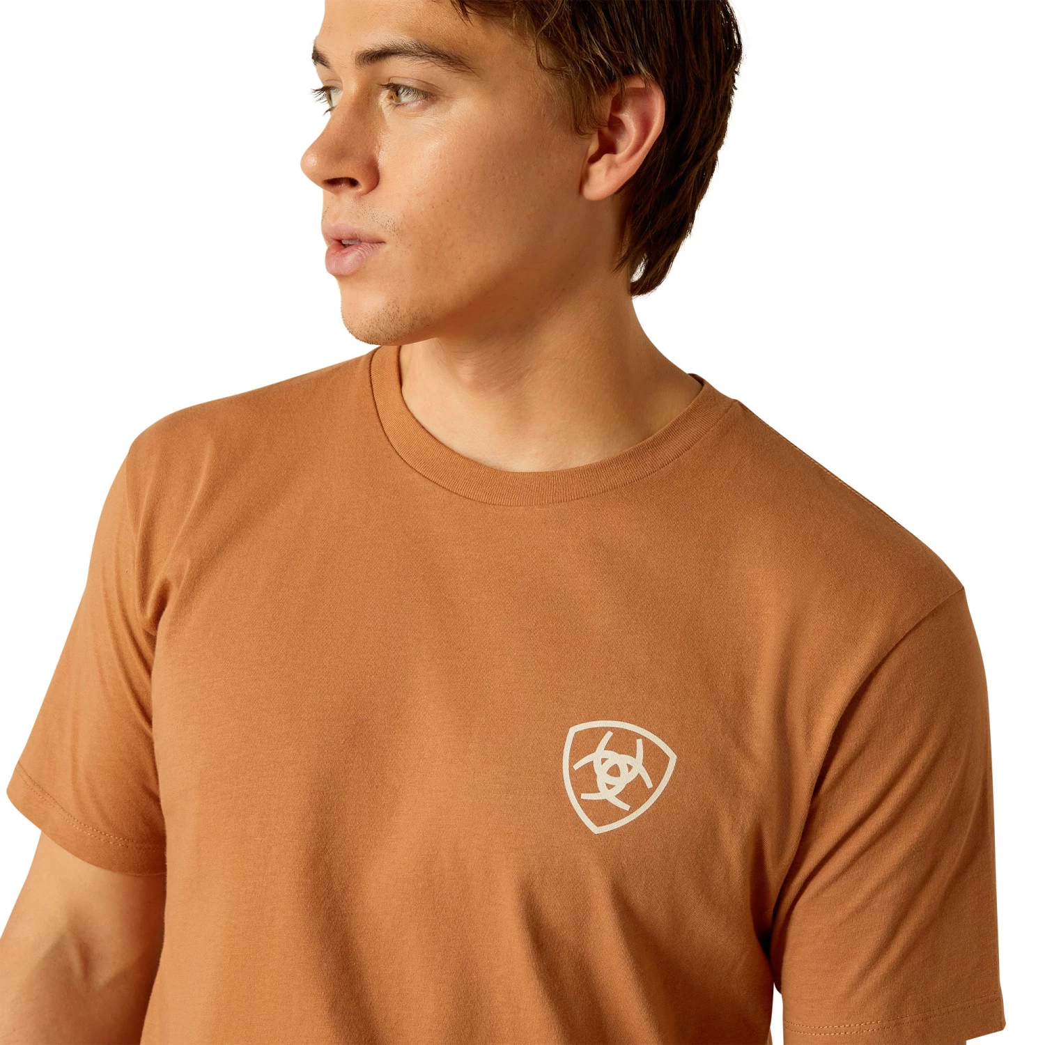 Ariat Men's Horizon Oasis Chipmunk Orange T-Shirt 10052505 - Image 5