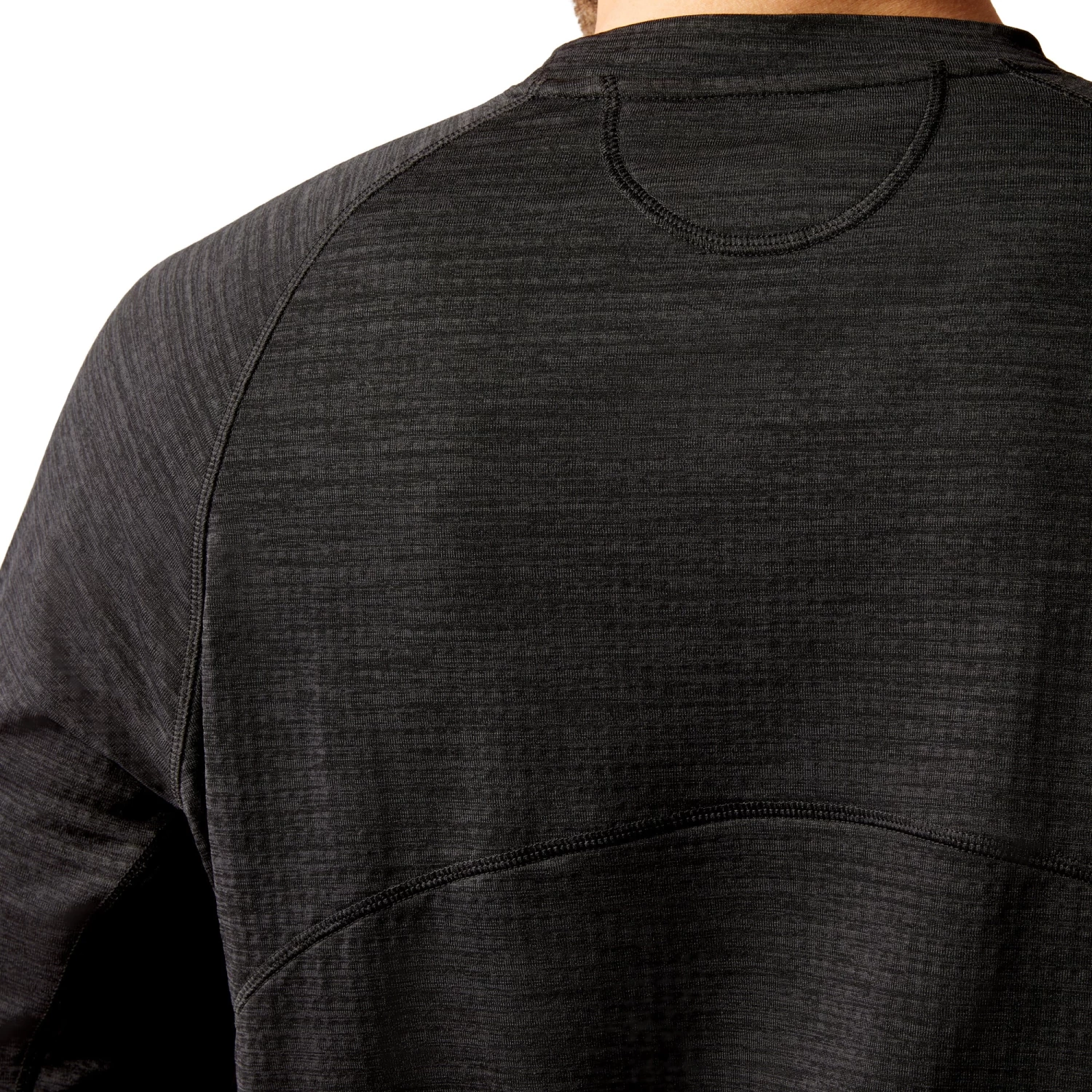 Ariat Men's Rebar Gridwork Crewneck Black T-Shirt 10052075 - Image 5