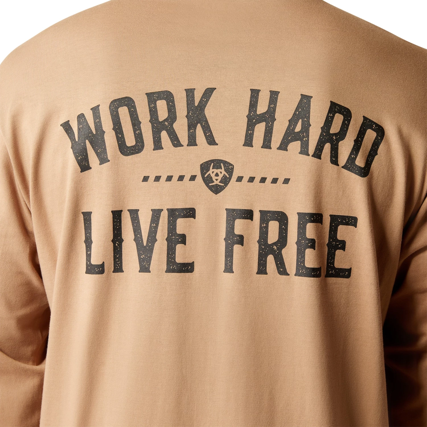 Ariat Men's Rebar Cotton Strong™ WHLF Graphic Khaki Work T-Shirt 10052664 - Image 4