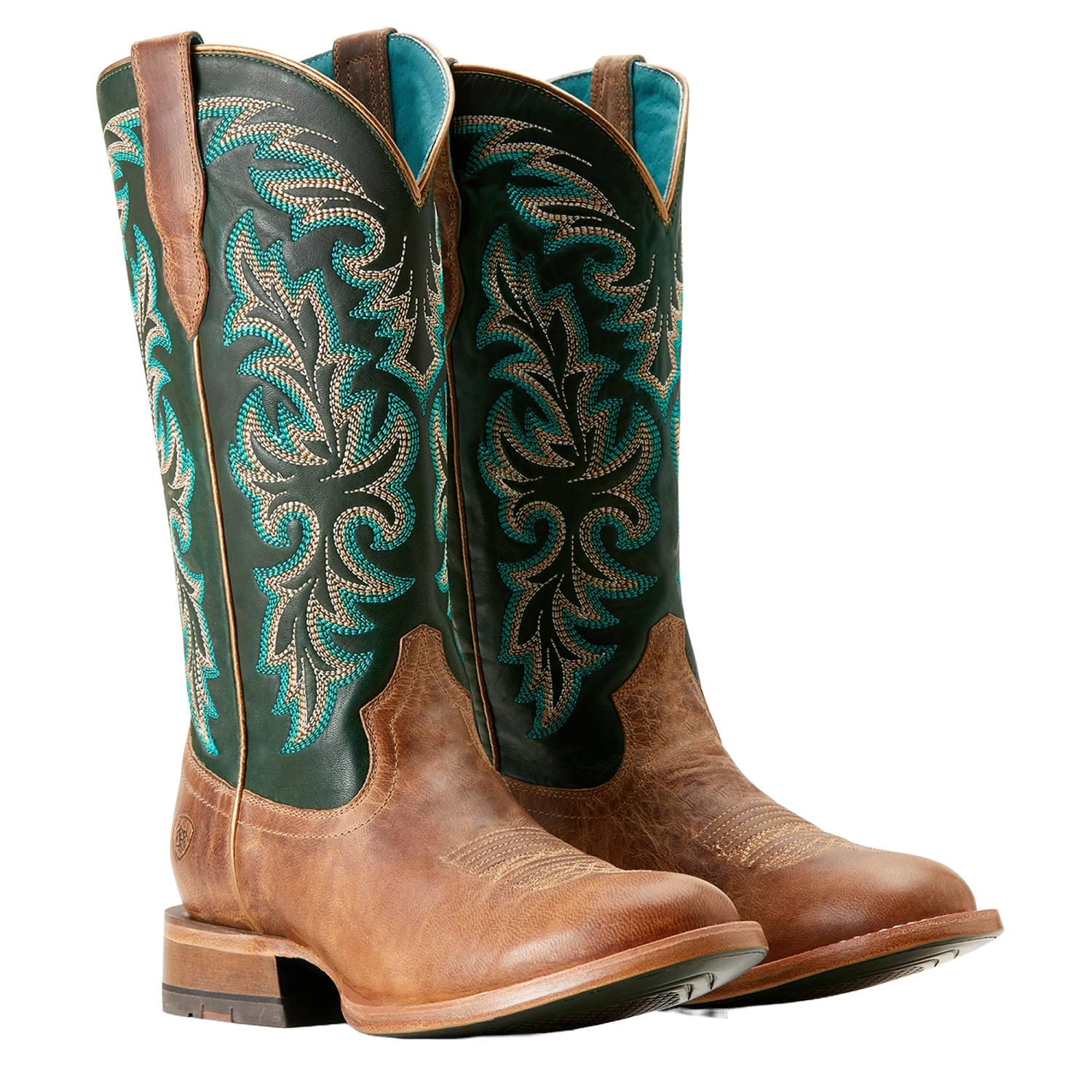 Ariat Ladies Futurity Desperado Gold Coast Brown Western Boot 10053608 - Image 7