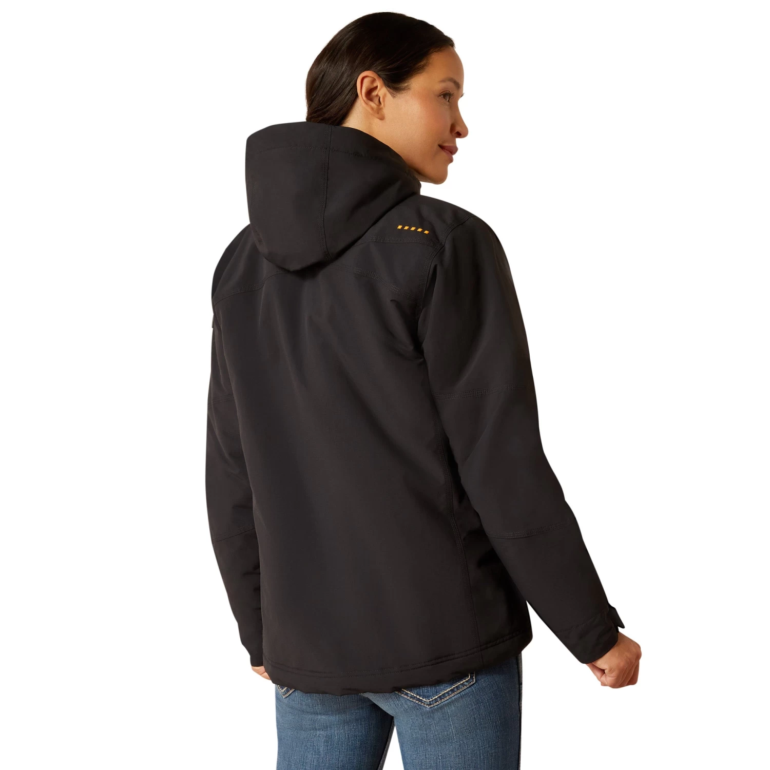 Ariat Ladies Rebar Cordura Ripstop Black Insulated Jacket 10052113 - Image 2