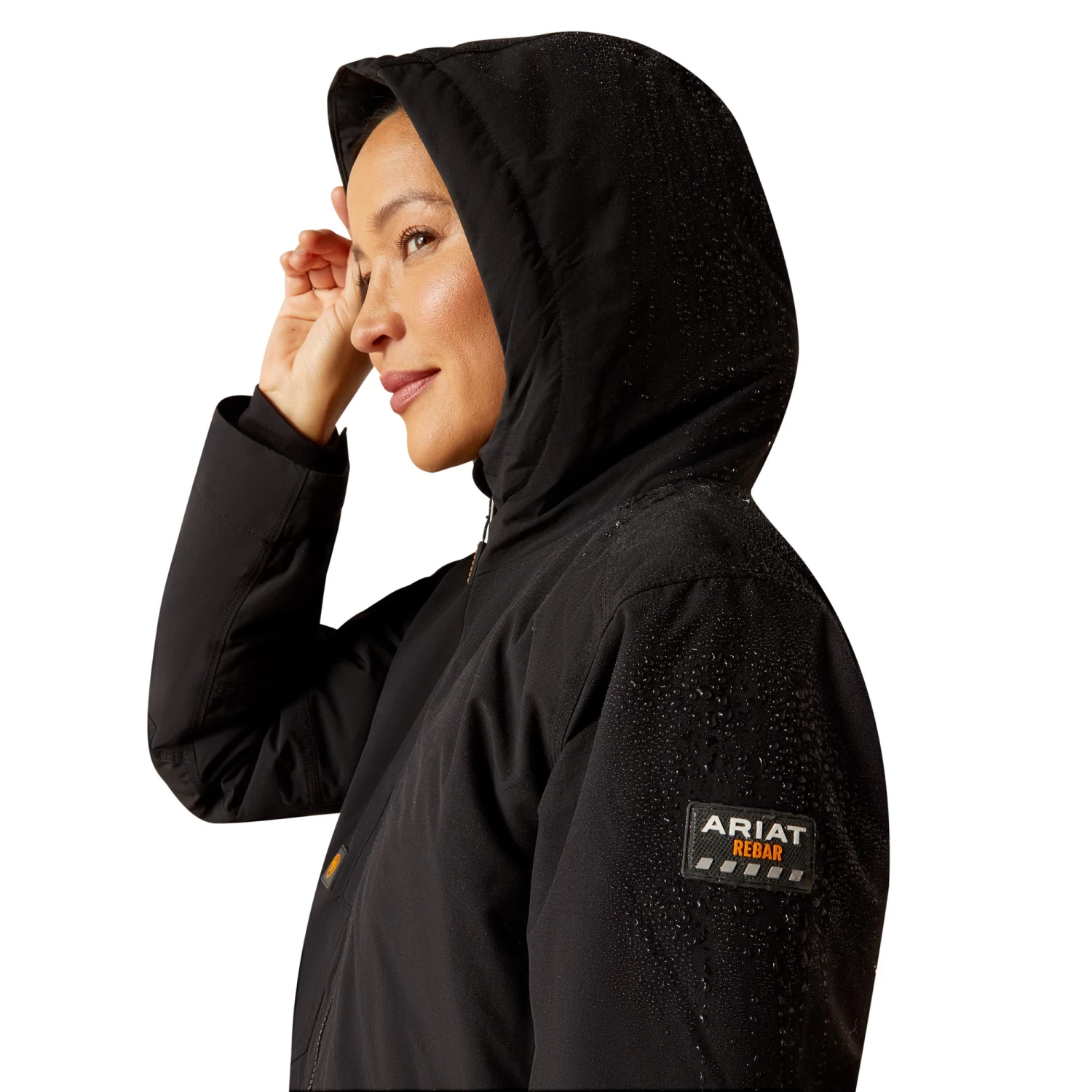 Ariat Ladies Rebar Cordura Ripstop Black Insulated Jacket 10052113 - Image 5
