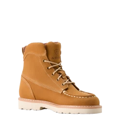 Ariat Children's Rebar Lift Wheat Suede Lace Up Boot 10053778