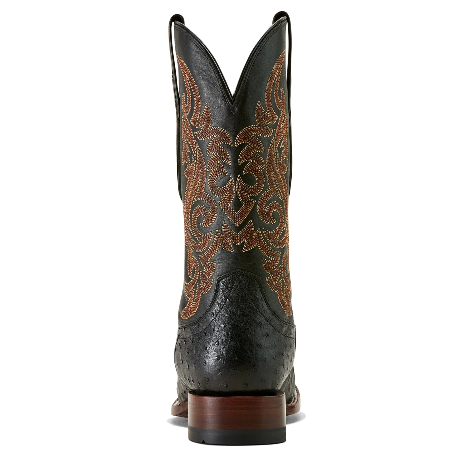 Ariat Men's Classic Cash Black Full Quill Ostrich Western Boots 10063776 - Image 4