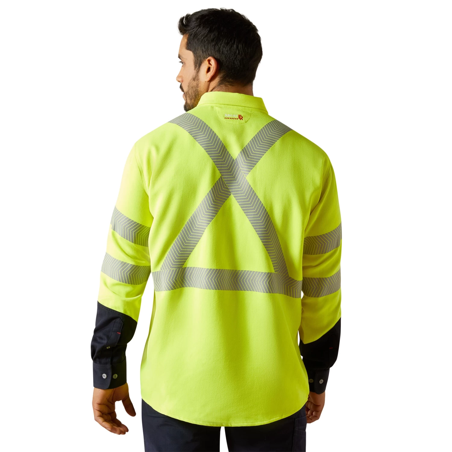 Ariat Men's FR HI-VIS Air Inherent Classic Fit Work Shirt 10062359 - Image 2