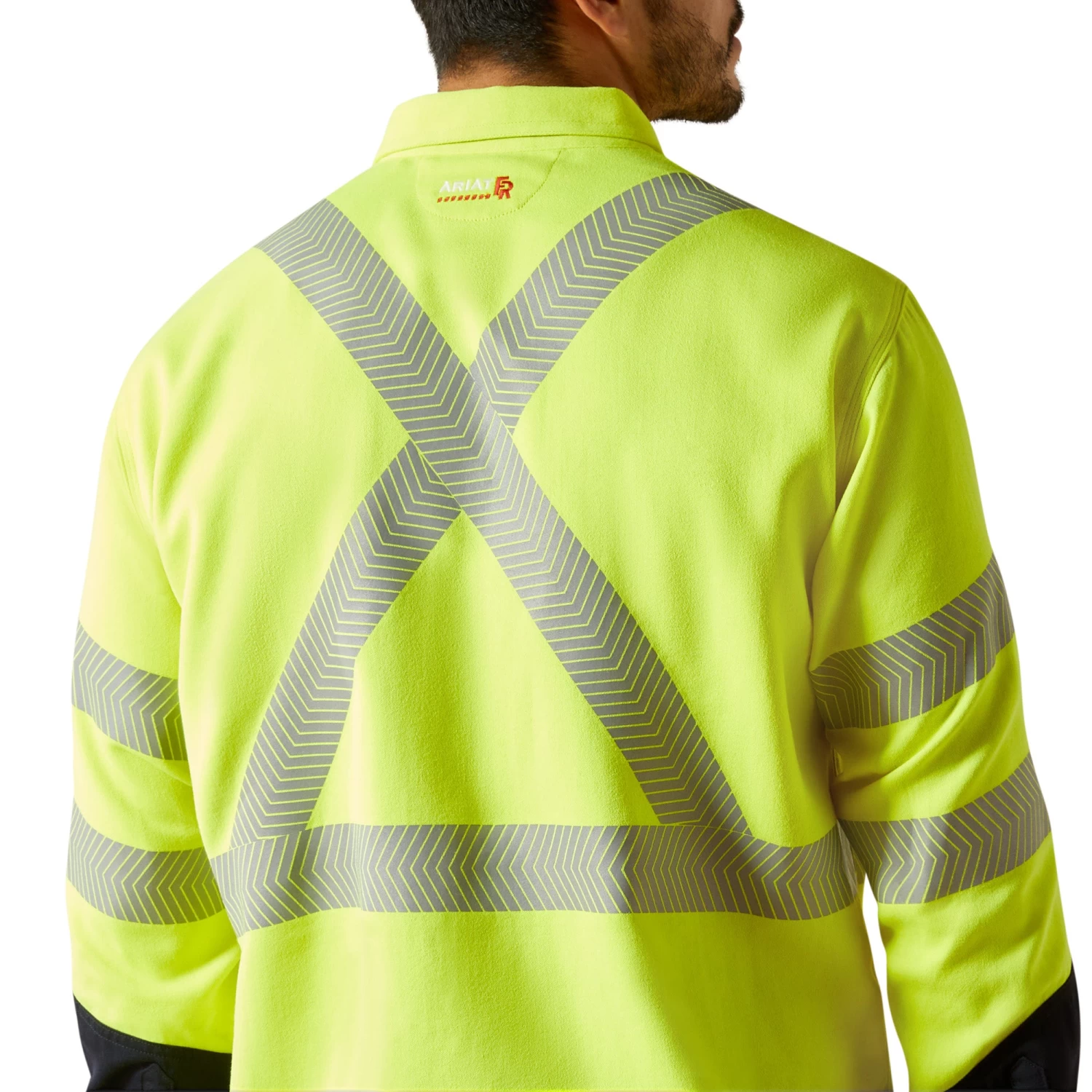 Ariat Men's FR HI-VIS Air Inherent Classic Fit Work Shirt 10062359 - Image 5