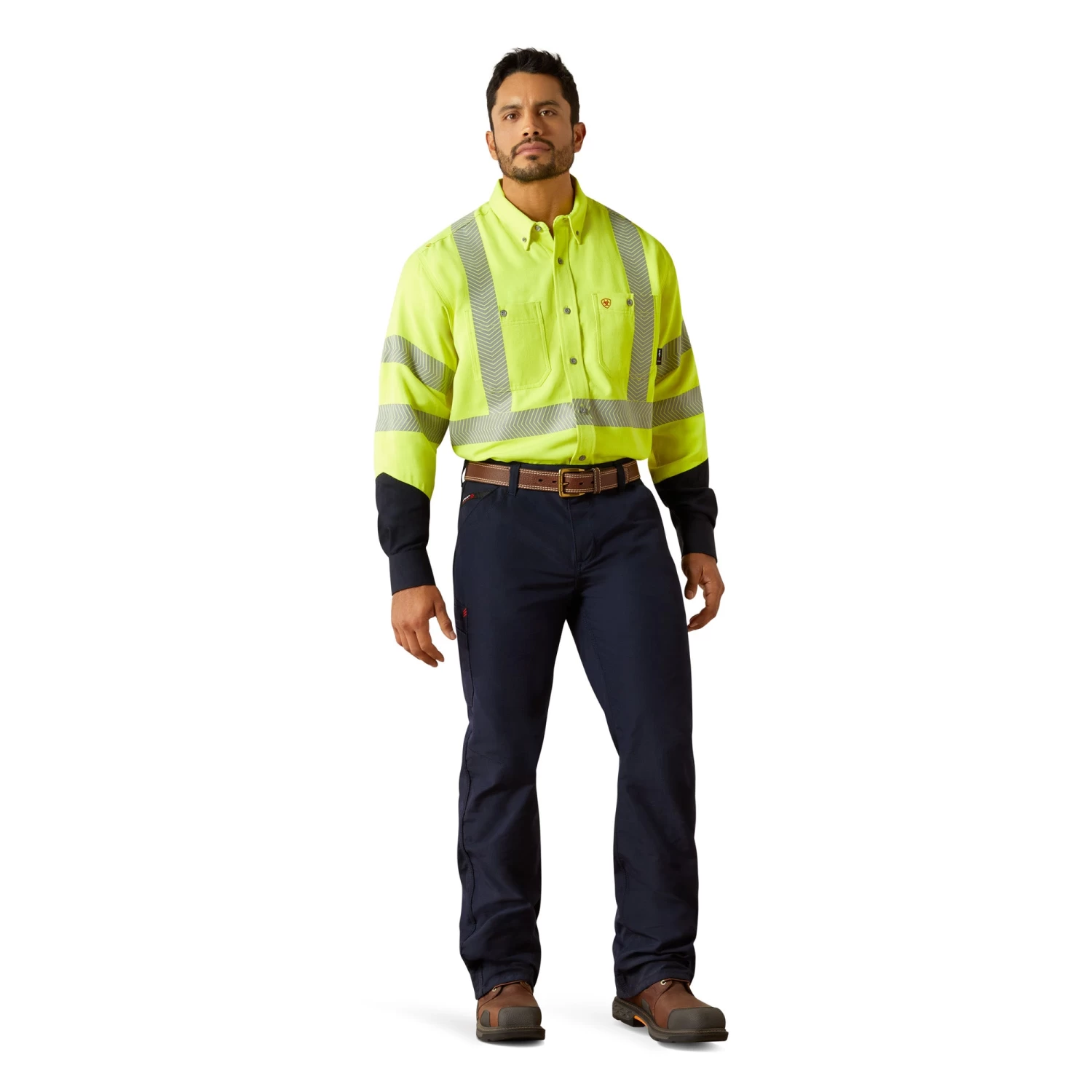 Ariat Men's FR HI-VIS Air Inherent Classic Fit Work Shirt 10062359 - Image 3