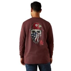 Ariat Men's FR Born For This Bitter Chocolate Work T-Shirt 10062667