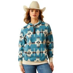 Ariat Ladies Logo 2.0 Agave Southwest Print Hoodie 10062292