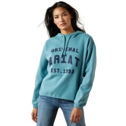 Ariat Ladies Original Logo Essential Brittany Blue Hoodie 10062865