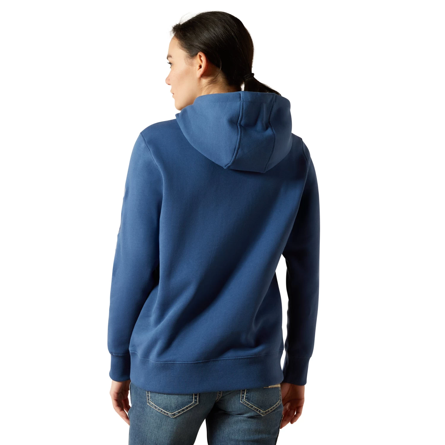 Ariat Ladies Rebar Graphic Ensign Blue Hoodie 10062662 - Image 2