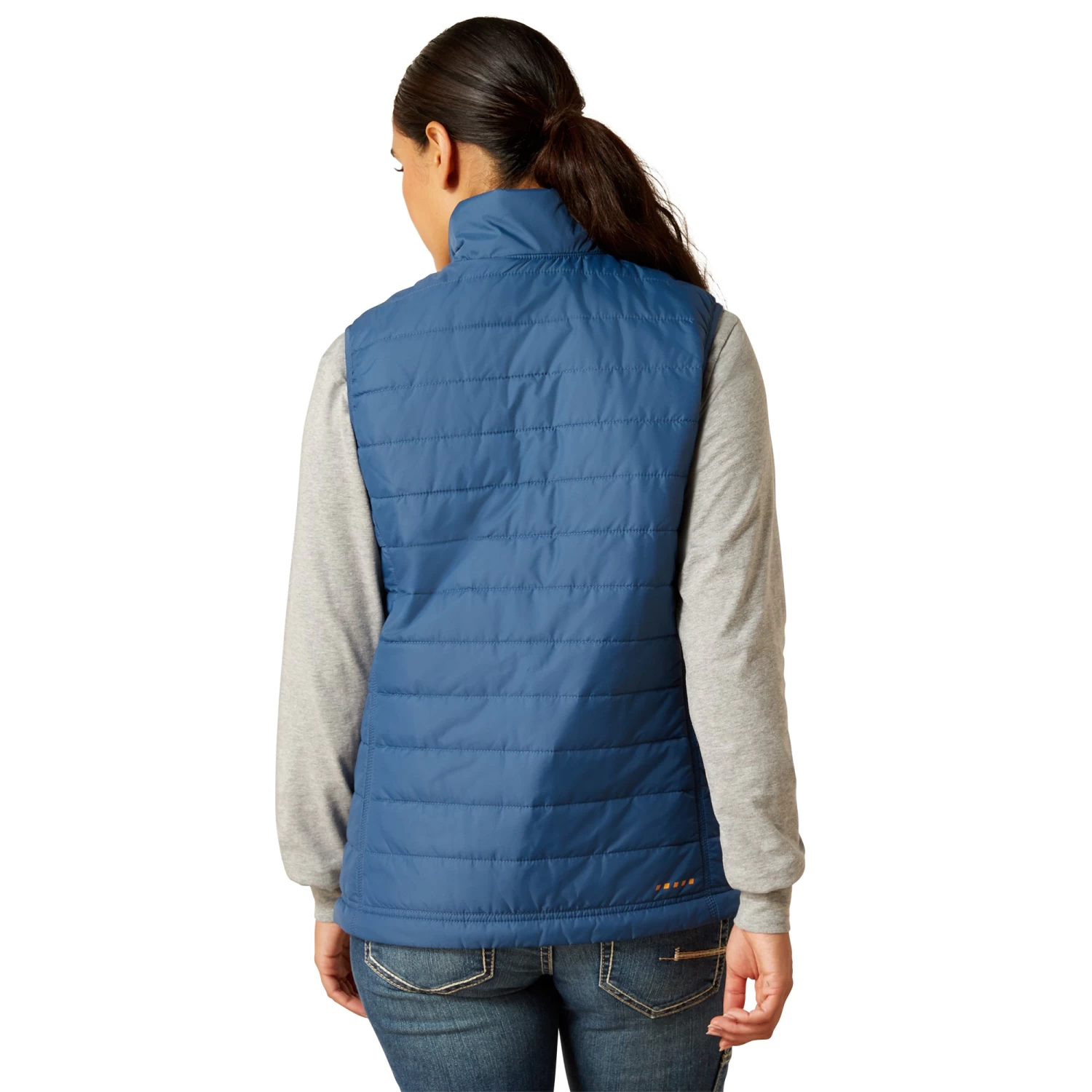 Ariat Ladies Rebar Cordura Ripstop Ensign Blue Insulated Vest 10062723 - Image 3