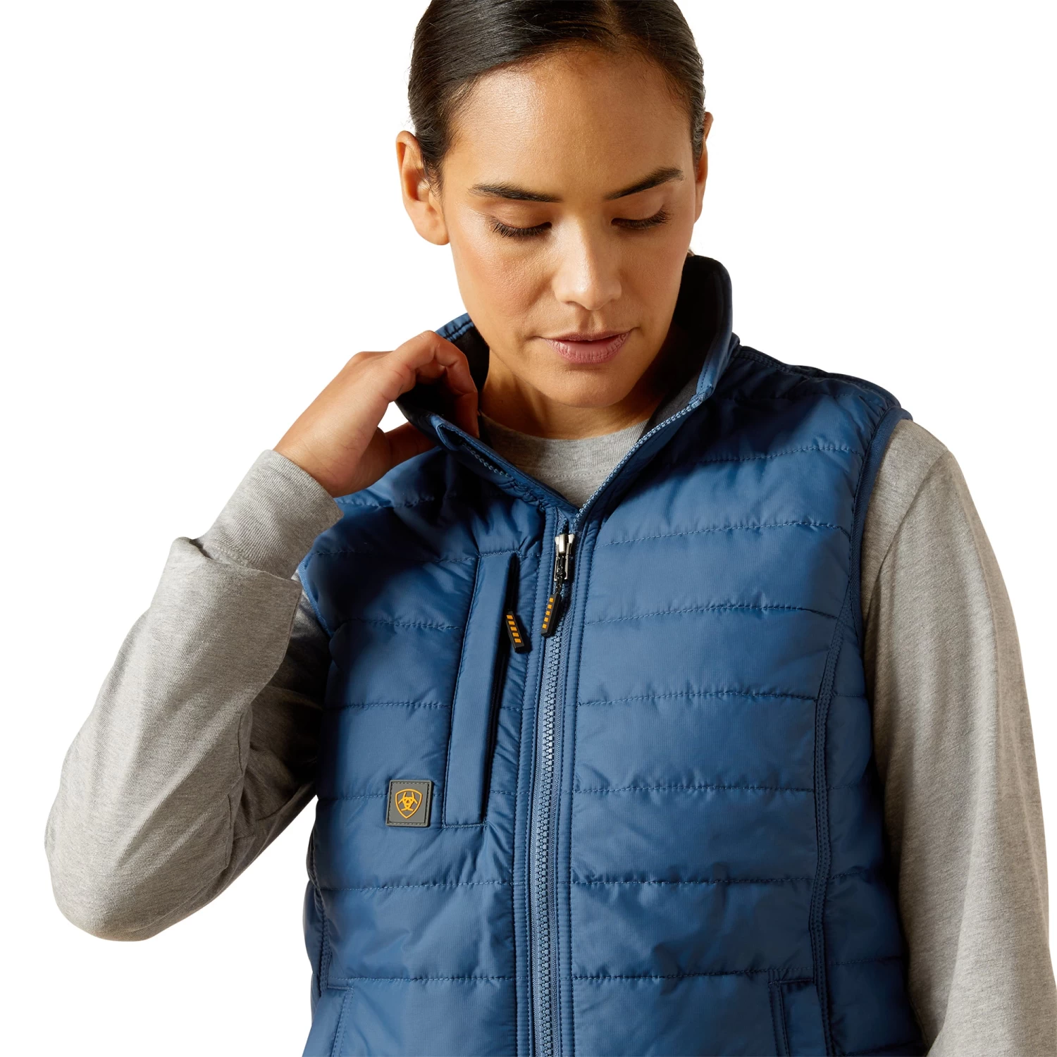 Ariat Ladies Rebar Cordura Ripstop Ensign Blue Insulated Vest 10062723 - Image 5